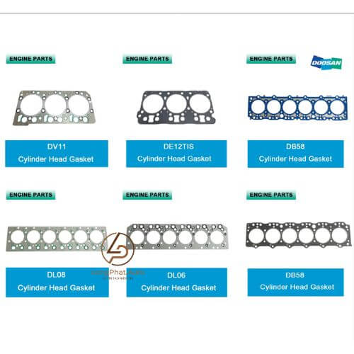 Gioăng mặt máy Doosan DV15 65.03901-0015